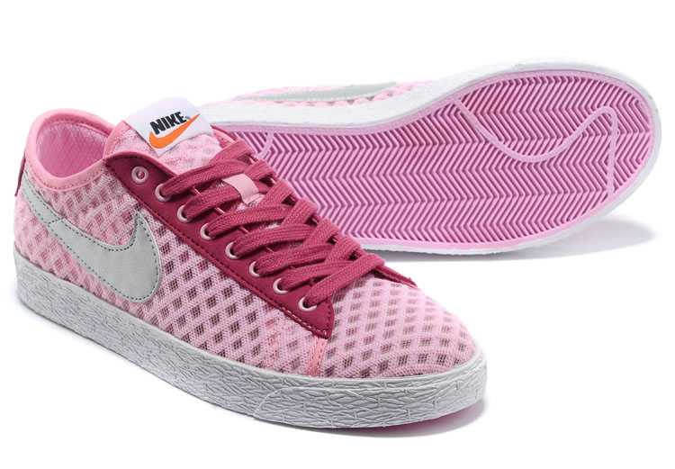 nike blazer low selvage 2013 summer light breathable pink nouveau